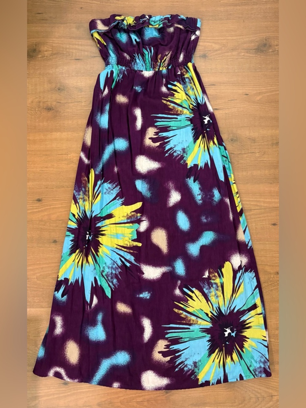🔥2 for $13 SALE
 Fire Los Angeles Purple Maxi Dress  
Size:L